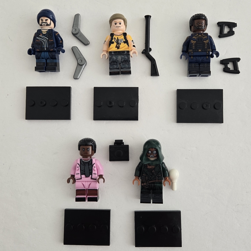 Lot of 5 Lego Compatible DC Superheroes Suicide Squad Minifigures